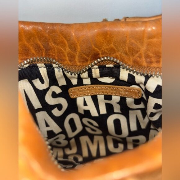 Marc Jacobs brown leather zippered crossbody bag - Picture 3 of 3